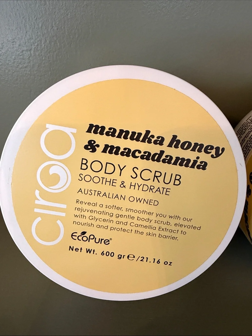 Ciroa Manuka Honey & Macadamia Body Scrub & Body Butter - New Sealed Packaging